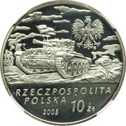 10 Zlotys Gen. Stanisław Maczek obverse image