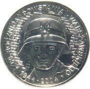 10 Zlotys Warsaw Uprising, Poland, 2004 reverse image