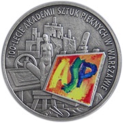 10 Zlotys Academy of Fine Arts, Poland, 2004 reverse image