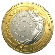10 Zlotys Athens 2004, Poland, 2004 reverse image