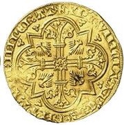 Agnel "Mouton d'Or" - Arnold of Oreye, Belgium, 1357-1370 reverse image