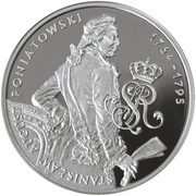 10 Zlotys Stanisław August Poniatowski, Poland, 2005 reverse image