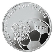 10 Zlotys World Cup 2006 obverse image