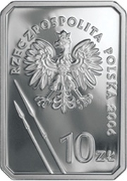 10 Zlotys Jeździec piastowski obverse image