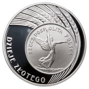 10 Zlotys Dzieje Złotego, Poland, 2007 reverse image
