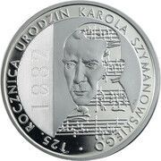 10 Zlotys Karol Szymanowski, Poland, 2007 reverse image