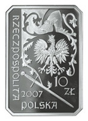 10 Zlotys Rycerz ciężkozbrojny XV w. obverse image