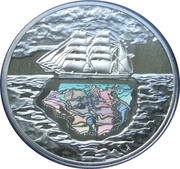 10 Zlotys Konrad Korzeniowski/Joseph Conrad, Poland, 2007 reverse image