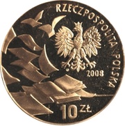 10 Zlotys 40. rocznica Marca ’68 obverse image