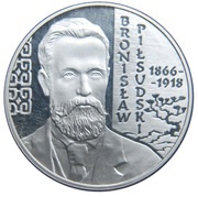 10 Zlotys Bronisław Piłsudski, Poland, 2008 reverse image
