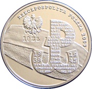 10 Zlotys Polish Underground State obverse image