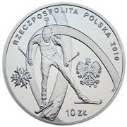 10 Zlotys Polish Olympic Team Vancouver 2010 obverse image