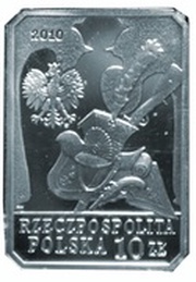 10 Zlotys Szwoleżer Gwardii Cesarza Napoleona I obverse image