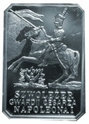 10 Zlotys Szwoleżer Gwardii Cesarza Napoleona I, Poland, 2010 reverse image