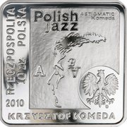 10 Zlotys Krzysztof Komeda obverse image
