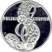 10 Zlotys Polish August 1980 reverse image
