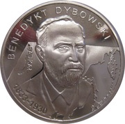 10 Zlotys Benedykt Dybowski, Poland, 2010 reverse image