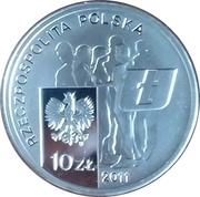 10 Zlotys 30th Anniversary of the Establishment of the Independent Students’ Union obverse image