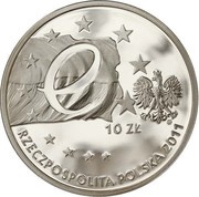 10 Zlotys European Union Presidency obverse image