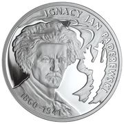 10 Zlotys Ignacy Jan Paderewski, Poland, 2011 reverse image