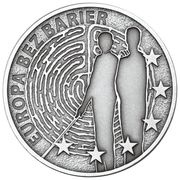 10 Zlotys Europe Without Barriers, Poland, 2011 reverse image