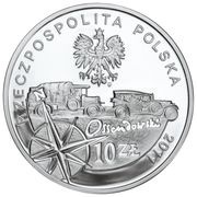 10 Zlotys Ferdynand Ossendowski obverse image