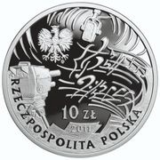 10 Zlotys Jeremi Przybora, Jerzy Wasowski obverse image