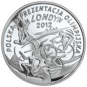 10 Zlotys Polish Olympic Team – London 2012, Poland, 2012 reverse image