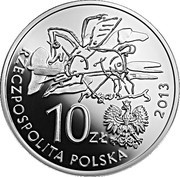 10 Zlotys Cyprian Norwid obverse image