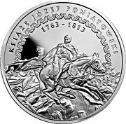 10 Zlotys Prince Józef Poniatowski, Poland, 2013 reverse image