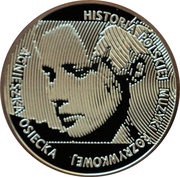 10 Zlotys Agnieszka Osiecka, Poland, 2013 reverse image