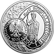 10 Zlotys Brakteat of Leszek I the White obverse image