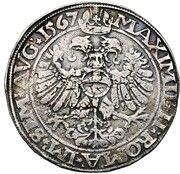 1 Reichsthaler - Christopher of Manderscheid Eagle, Belgium, 1567 reverse image