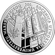 10 Zlotys University of Warsaw, Poland, 2016 reverse image