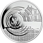 10 Zlotys Bicentenary of the Warsaw University of Life Sciences – SGGW, Poland, 2016 reverse image