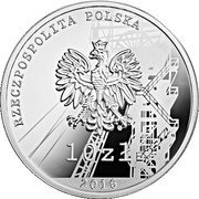 10 Zlotys The 35th anniversary of the pacification of the "Wujek" Coal Mine obverse image