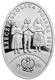10 Zlotys 100th Anniversary of the Apparitions of Fatima obverse image