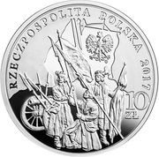 10 Zlotys Death of Tadeusz Kościuszko obverse image