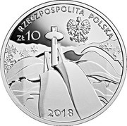 10 Zlotys PyeongChang 2018 obverse image