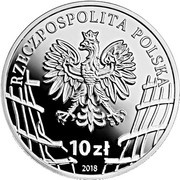 10 Zlotys August Emil Fieldorf ‘Nil’ obverse image