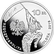 10 Zlotys 100th Anniversary of the Military Effort of Polish Americans obverse image