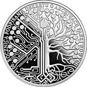 10 Zlotys 100th Anniversary of the Signing of the State Archives Decree reverse image