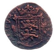 Duit - Anne van de Marck Friesland arms reverse image