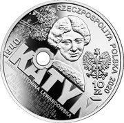 10 Zlotys Katyń – Palmiry 1940 obverse image