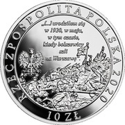 10 Zlotys 100th Anniversary of the Birth of Saint John Paul II obverse image