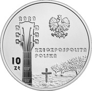 10 Zlotys Krzysztof Klenczon obverse image