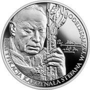 10 Zlotys Beatification of Cardinal Stefan Wyszyński, Poland, 2021 reverse image