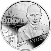 10 Zlotys Adam Heydel, Poland, 2021 reverse image
