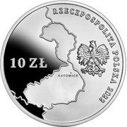 10 Zlotys 100th Anniversary of the Return of a Part of Upper Silesia to Poland obverse image