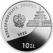10 Zlotys Polish Olympic Team – Beijing 2022 obverse image
